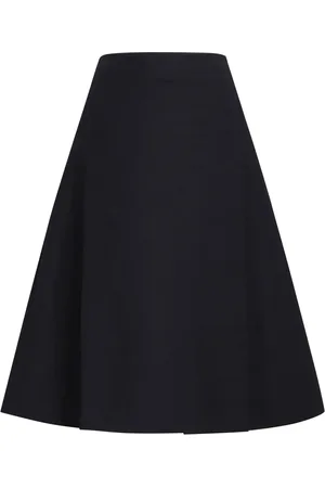 Marni A-line cotton midi skirt