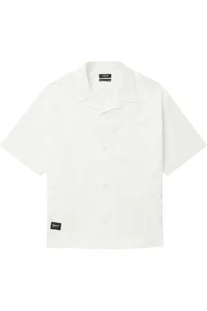 FIVE CM Geometric-pattern cotton shirt