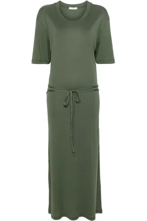 LEMAIRE Belted T-shirt maxi dress
