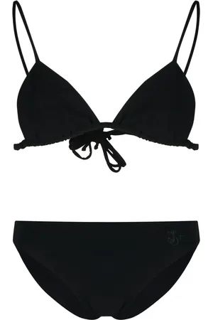 Jil Sander Embroidered logo bikini set