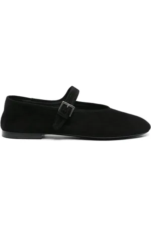 The Row Boheme MJ suede ballerina shoes