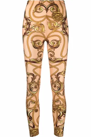 Philipp Plein New Baroque print leggings