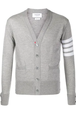 Thom Browne 4-Bar V-neck cardigan