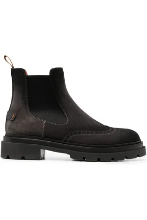 santoni Side elasticated-panel ankle boots