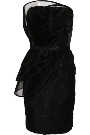 Saiid Kobeisy Strapless brocade minidress