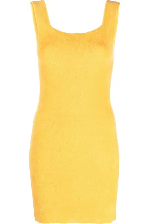 Patou Textured knitted mini dress