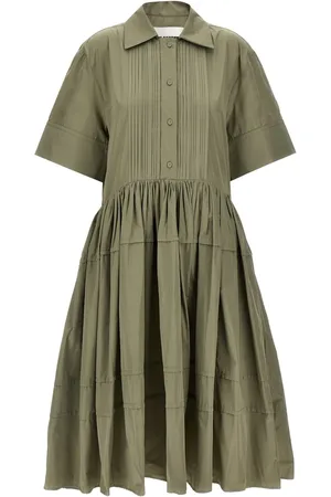 Jil Sander Pleated shirt dress