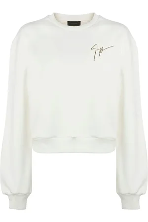 Giuseppe Zanotti Sauvanne crystal-logo sweatshirt
