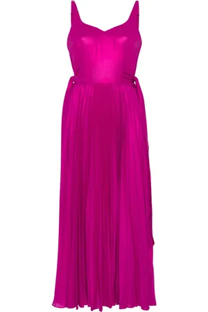 Parlor Metallic-effect maxi dress