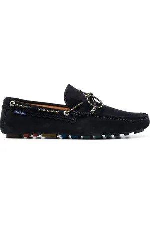 Paul Smith Rope-detail suede loafers