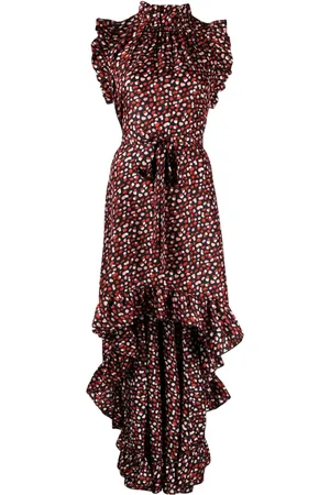 Cynthia Rowley Graphic-print silk dress