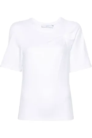 IRO Umae pleat-detail T-shirt