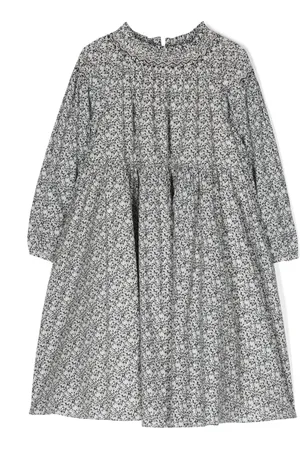 BONPOINT Abstract-print flared dress