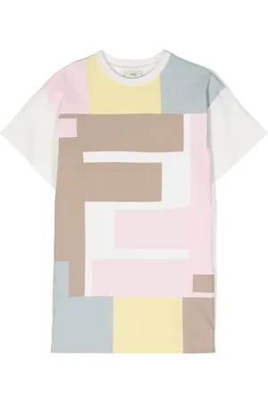 Fendi FF-print cotton T-shirt dress