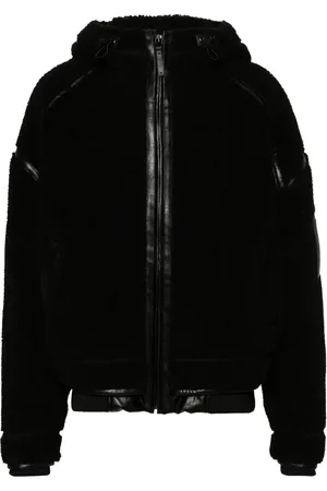 JUUN.J Faux-shearling hooded jacket