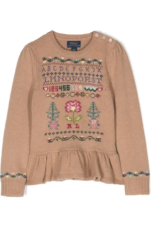 Ralph Lauren Embroidered-design crew-neck jumper