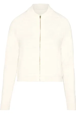 Maison Margiela Ribbed-knit wool cropped cardigan