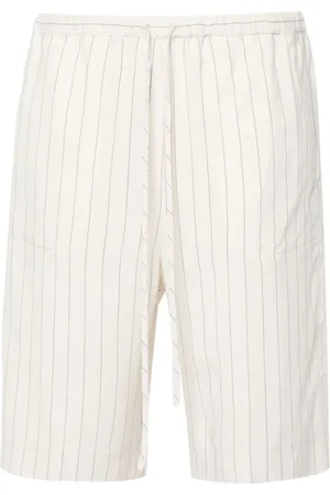 Totême Elasticated-waist pinstripe shorts