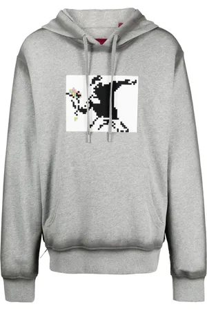 MOSTLY HEARD RARELY SEEN Throwing The Bouquet graphic-print cotton hoodie