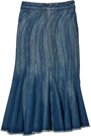 Marc Jacobs Wave high-waisted denim skirt