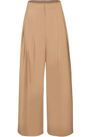 TWP Drew pleated wide-leg trousers