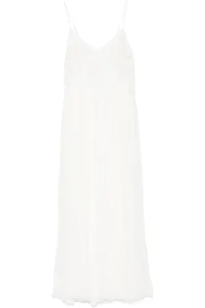 Twin-Set Floral-appliqu?? maxi dress