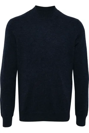 MAN ON THE BOON. Cashmere mock-neck jumper