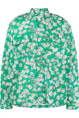 Rhude Daisy-print long-sleeved shirt