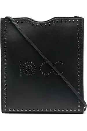10 CORSO COMO Logo-studded leather shoulder bag