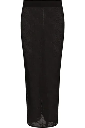 Dolce & Gabbana DG-jacquard midi skirt