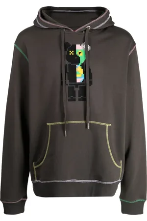 MOSTLY HEARD RARELY SEEN Bear-print cotton hoodie