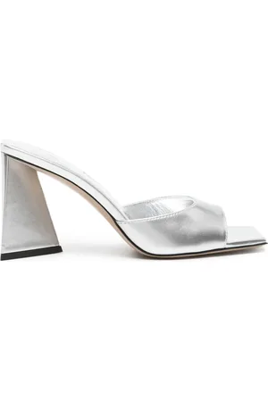 The Attico Devon 85mm metallic sandals