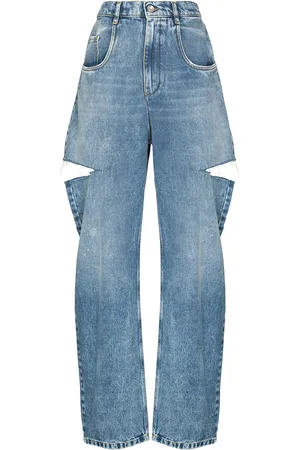 Maison Margiela Distressed straight-leg jeans