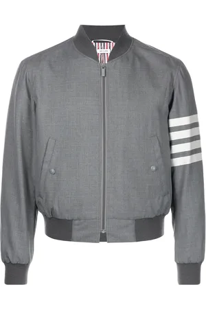 Thom Browne 4-Bar knit blouson jacket
