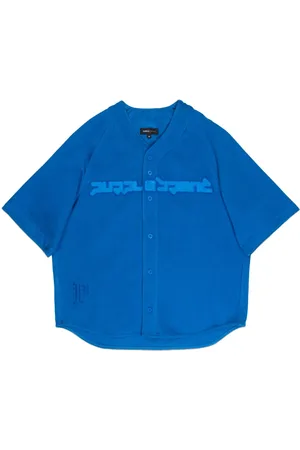Purple Brand Logo-print cotton shirt