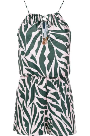 Lygia & Nanny Laya graphic-print playsuit