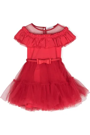 MONNALISA Belted layered dress