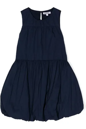 Kindred Puffball-hem organic-cotton dress