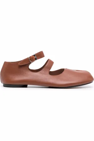 Maison Margiela Tabi leather ballerina shoes