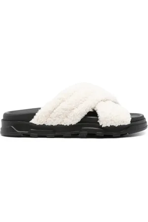 Fabiana Filippi Faux-shearling leather slides