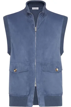 Brunello Cucinelli Suede vest