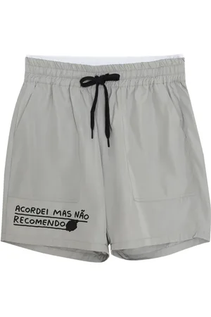 Uma Raquel Davidowicz Slogan-print track shorts