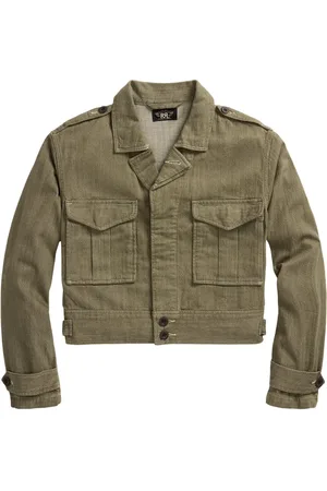 Ralph Lauren Notched-collar denim jacket