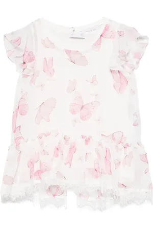MONNALISA Butterfly-print blouse