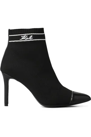 Karl Lagerfeld Pandara Signia 95mm knitted boots
