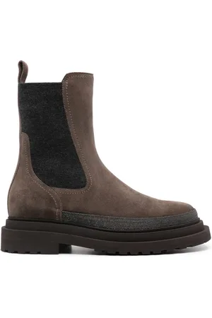 Brunello Cucinelli Monili-chain Chelsea boots