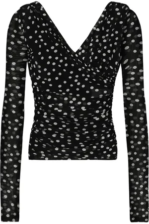 Dolce & Gabbana Polka-dot tulle top