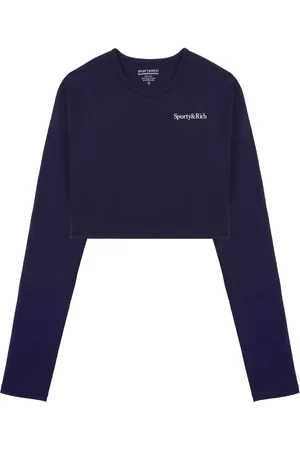 Sporty & Rich Logo-print long-sleeve T-shirt