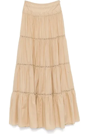 ERMANNO SCERVINO Floral-embroidered maxi skirt