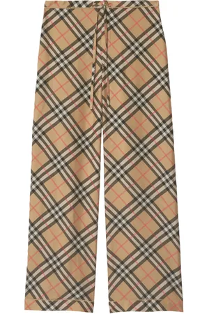 Burberry Nova Check silk pyjama trousers